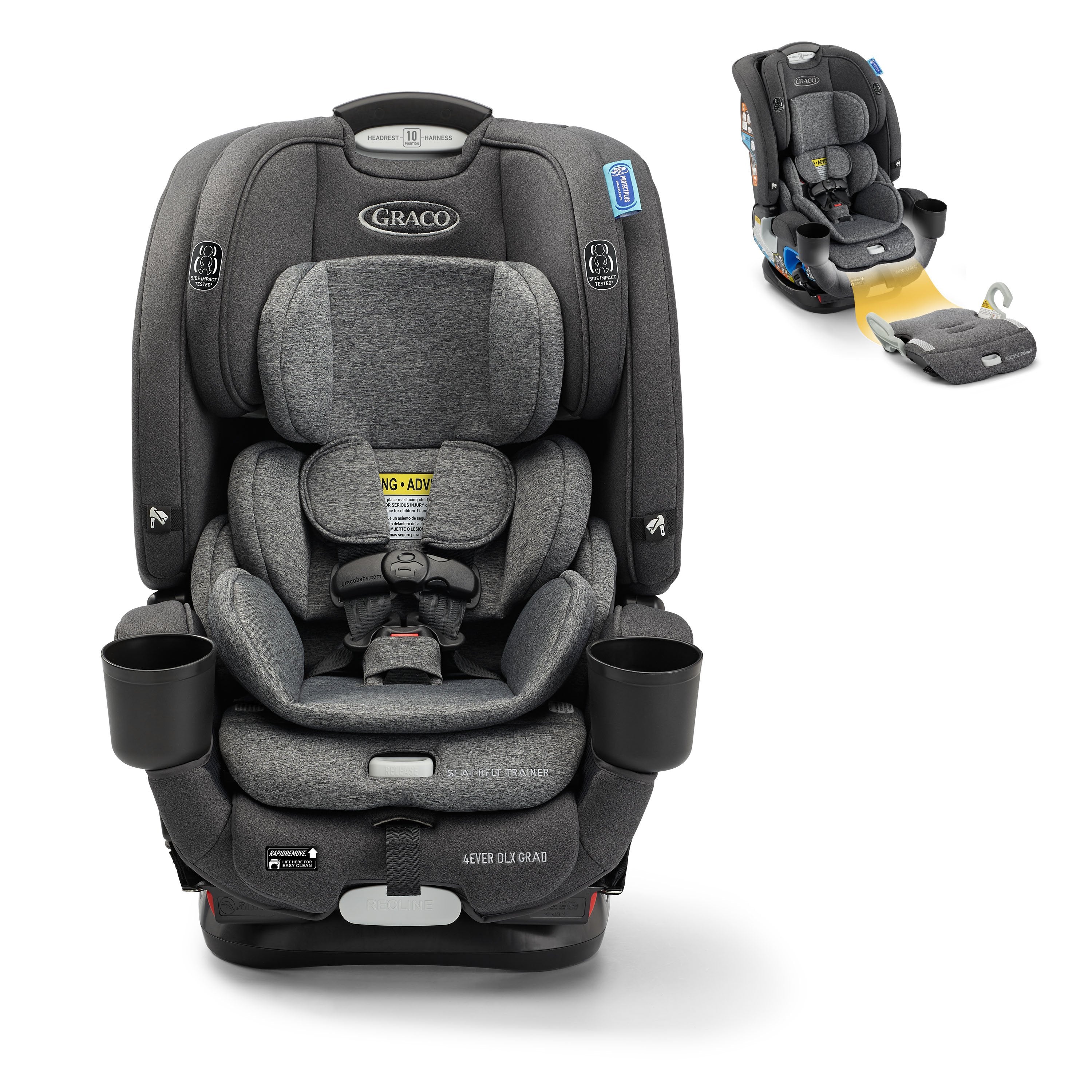 Graco 4Ever® DLX Grad 5-in-1 All-in-One Convertible Car Seat- Harrison –  Babies 