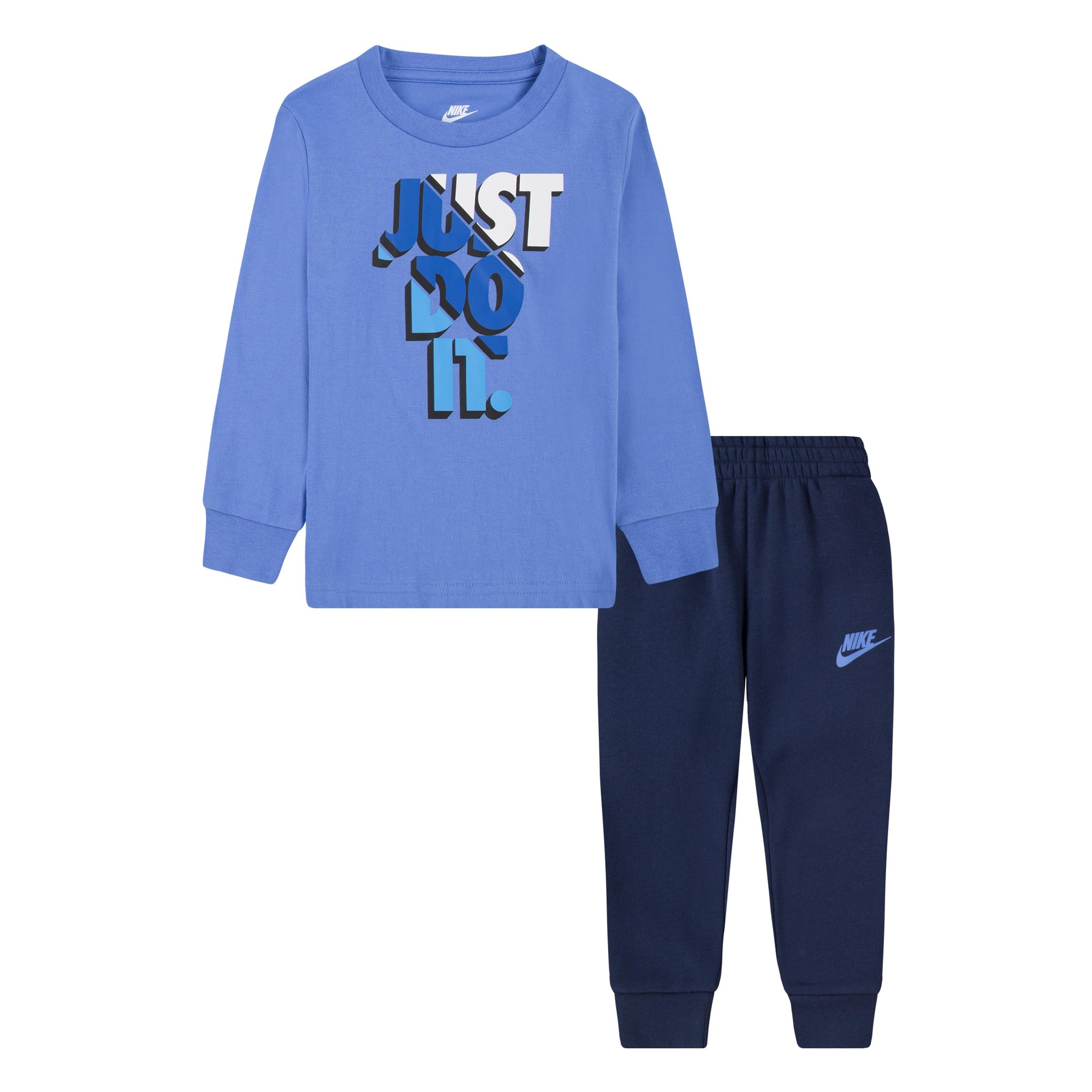 Blue nike 2025 jogger set