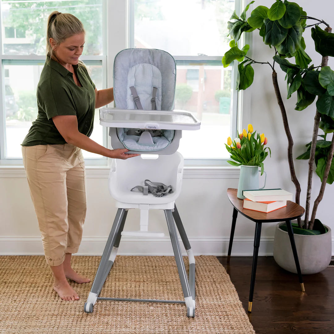 Ingenuity Beanstalk Baby to Big Kid 6 in 1 Highchair Gray