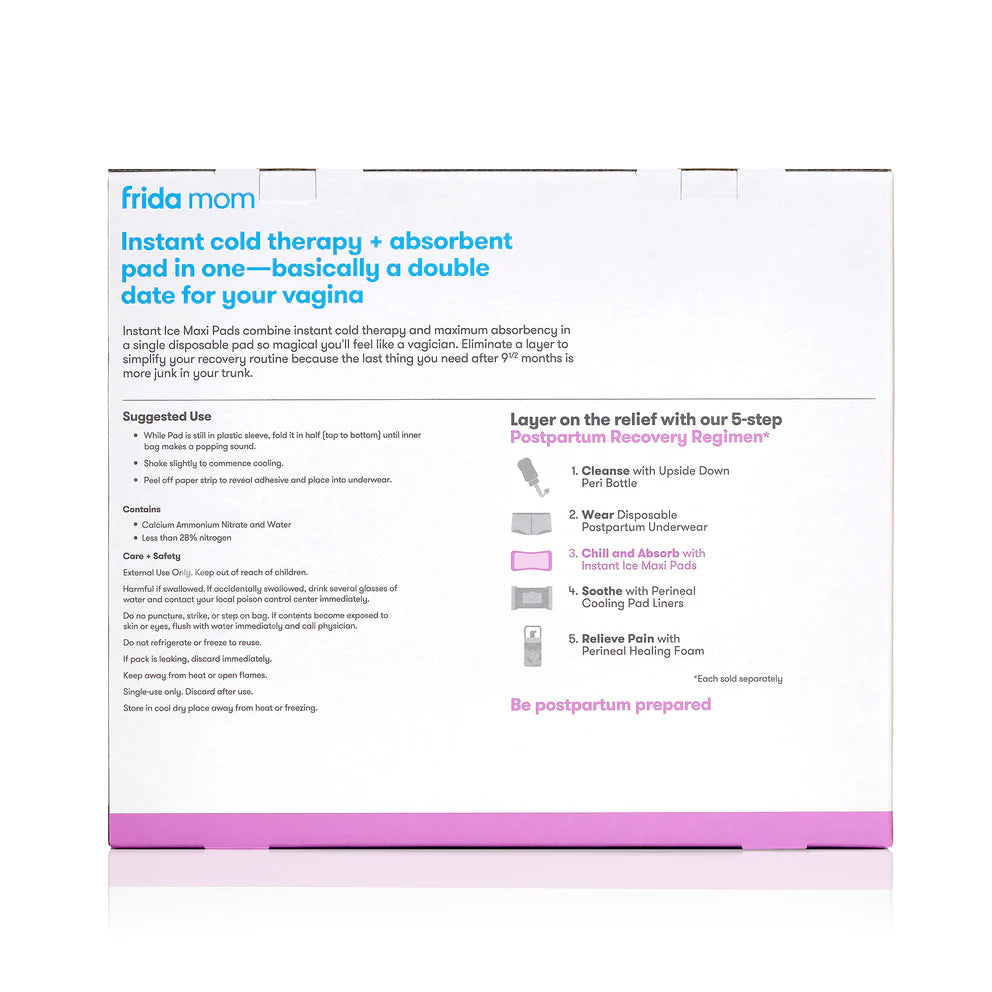Frida Mom Labor, Delivery, and Postpartum Care Recovery Kit with Peri  Bottle and Disposable Underwear for Women 