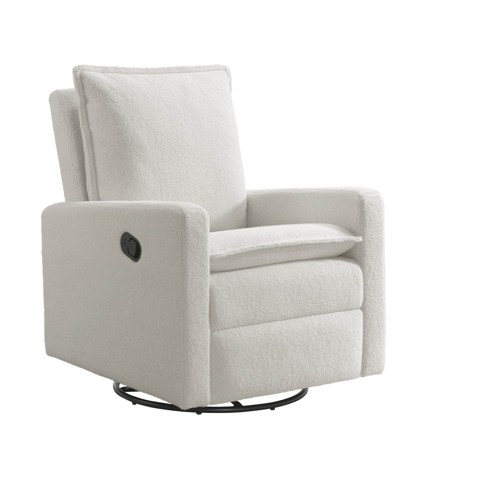 White swivel online rocker